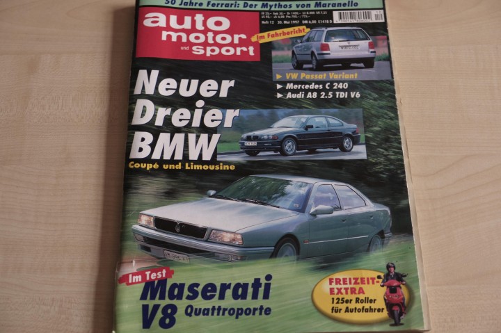 Deckblatt Auto Motor und Sport (12/1997)